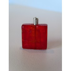 Glass Bottle in Red