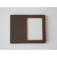 Picture Frame Blank - Offset Large Rust