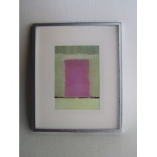 Picture Frame with Digital Art - Abstract Pink