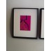 Picture Frame with Digital Art - Abstract Pink / Black