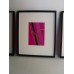 Picture Frame with Digital Art - Abstract Pink / Black