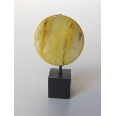 Round Stone Circle in Pale Yellow