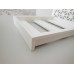 Platform Bed with Amina Headboard in White