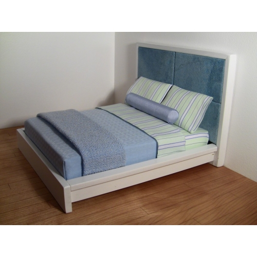 Hannah Blue King Upholstered Bed Hannah Blue King Upholstered Bed