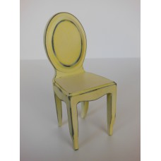 Ghost Dining Chair in Distressed Yellow