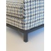 Marcel Wingback Chair in Houndstooth