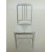 Navy Chair in Silver