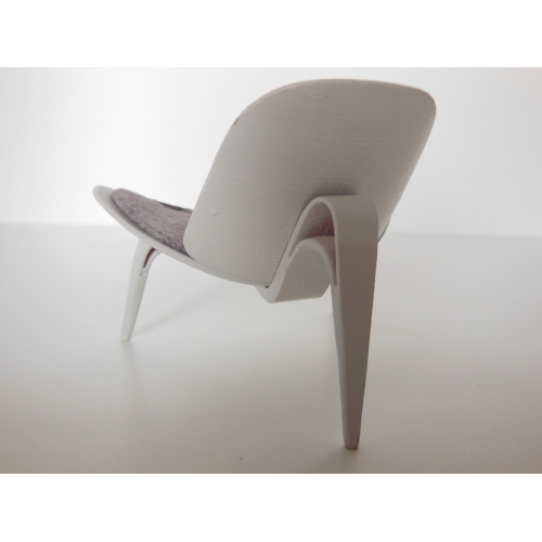 modern dollhouse furniture m112 pods hans wegner shell chair in