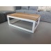 Parsons Coffee Table with Hickory Wood Top