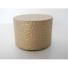 Gold Pebble Round Drum Table