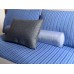 Light Blue Long Bolster Pillow