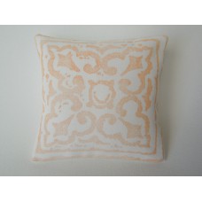Persimmon Batik Large Square Pillow