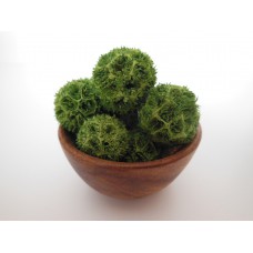 Green Clusters in Wood Planter