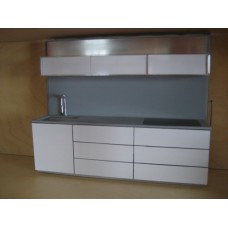 Kitchen Wall with Upper Cabinets