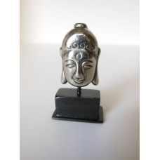 Medium Buddha Head on Black Base