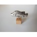 Small Fish Sculpture on Natural Wood Base