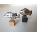 Small Fish Sculpture on Natural Wood Base