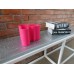 Short Wave Vase in Fuschia