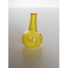 Tall Yellow Glass Vase