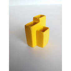 Yellow Trio Vases