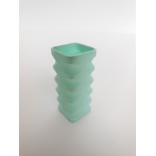 Light Blue Square Tall Vase