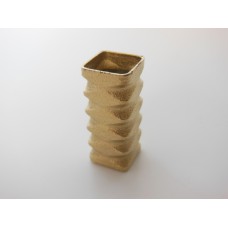 Gold Square Tall Vase