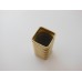 Gold Square Tall Vase