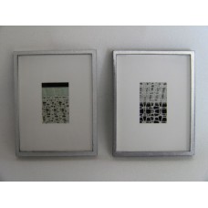 Picture Frame with Digital Art - Abstract B&W
