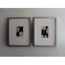 Picture Frame with Digital Art - Abstract B&W