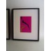 Picture Frame with Digital Art - Abstract Pink / Black