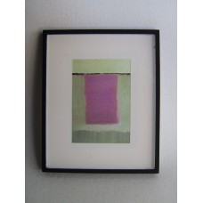 Picture Frame with Digital Art - Abstract Pink