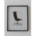 Pair of Black Framed Modern Chair Prints