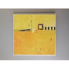 Yellow Abstract Print