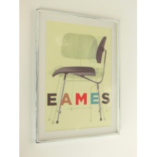 Eames Chair Print (Medium) White Frame