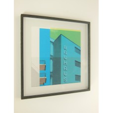 Bauhaus Building Print Black Frame