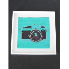 Camera Print White Frame