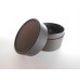 Round Storage Box - Black Steel