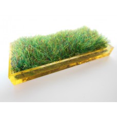 Yellow Rectangle Lucite Tray with Wheat Grass