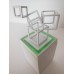 Lighted Cube Base with Sculpture
