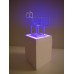 Lighted Cube Base with Sculpture