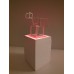 Lighted Cube Base with Sculpture