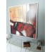 Abstract Print with White Frame