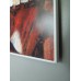 Abstract Print with White Frame