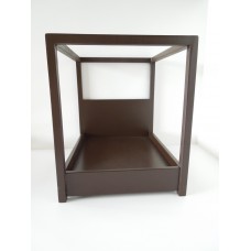 Devon Canopy Bed in Espresso