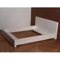 White Platform Bed