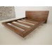 Walnut V Leg Bed