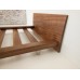 Walnut V Leg Bed