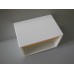 Emerson Nightstand in White with Cypress Drawer