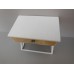 Humphrey Nightstand in White/Gold