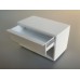 Phillip Nightstand in White with White Drawer